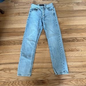 Aeropostale 90s Super Straight High Rise Straight Jeans